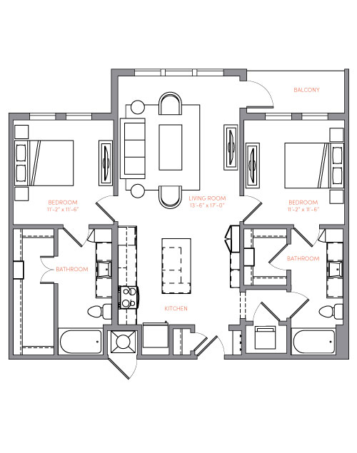 Browse Our Floorplans | The Kenzie At The Domain Apartments In Austin